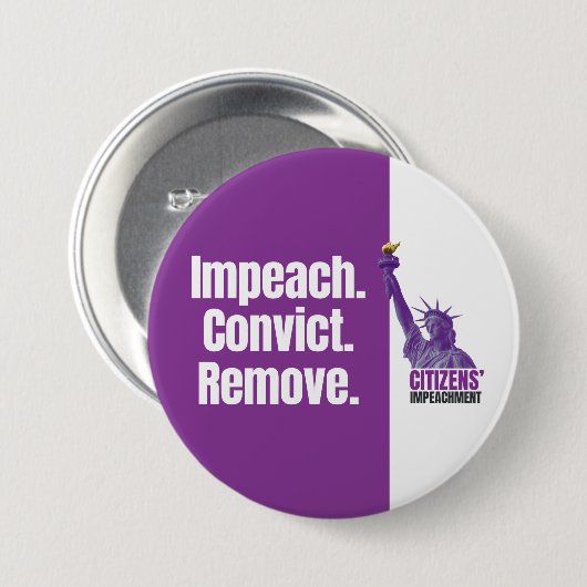 Impeach Convict Remove Button (Vorne & Hinten)