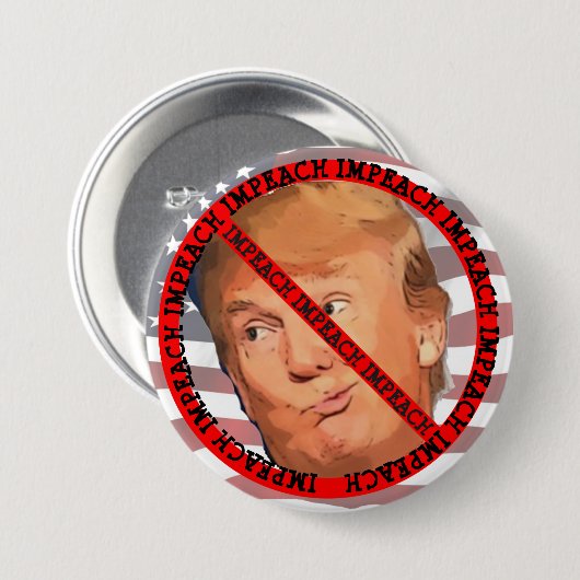 Impeach Donald Trump Button (Vorne & Hinten)