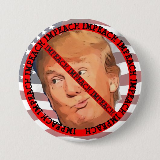 Impeach Donald Trump Button (Vorderseite)
