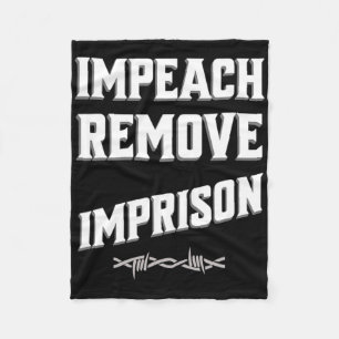 Impeach Entfernen Inhaftieren Trump Kabinett Rette Fleecedecke
