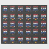 Impeach entfernen verurteilen König 4. Juli Geschenkpapier (Flach)