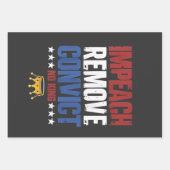 Impeach entfernen verurteilen König 4. Juli Geschenkpapier Set (Vorderseite)