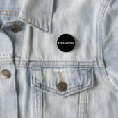 Impeach Ihm, #impeachhim, Schwarz-weiß Button (Beispiel)