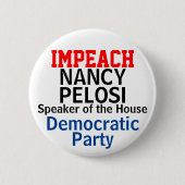 Impeach Lautsprecher des Repräsentantenhauses Pelo Button (Vorderseite)