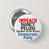 Impeach Lautsprecher des Repräsentantenhauses Pelo Button (Vorne & Hinten)