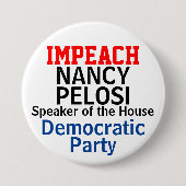 Impeach Lautsprecher des Repräsentantenhauses Pelo Button (Vorderseite)