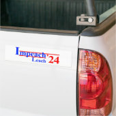 Impeach Leach '24 Autoaufkleber (Auf Lkw)