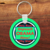 IMPEACH OBAMA Schlüsselanhänger (Vorderseite)