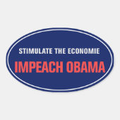 Impeach Obama Sticker (Vorderseite)