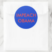 IMPEACH OBAMA STICKER (Tasche)