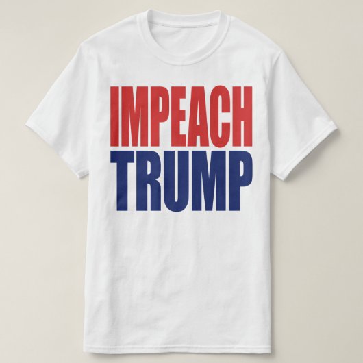 Impeach President Trump - Anti Trump T-Shirt (Design vorne)