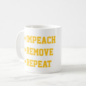 Impeach Remove Repeat Kaffeetasse (Vorderseite Links)