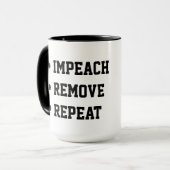 Impeach Remove Repeat Tasse (Vorderseite Links)
