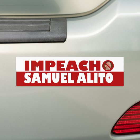 Impeach Samuel Alito Autoaufkleber (Auf Auto)