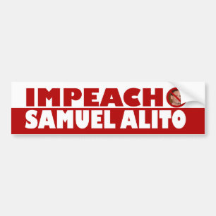 Impeach Samuel Alito Autoaufkleber