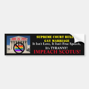 IMPEACH SCOTUS! AUTOAUFKLEBER
