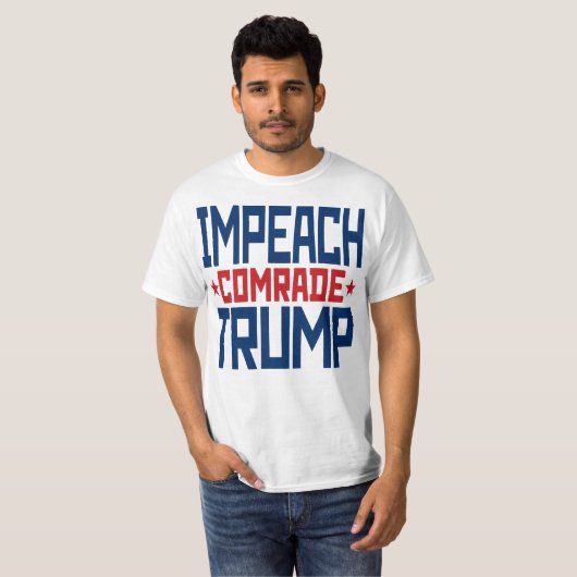 Impeach sowjetischen Kameraden Trump - Anti Trump T-Shirt (Vorne ganz)