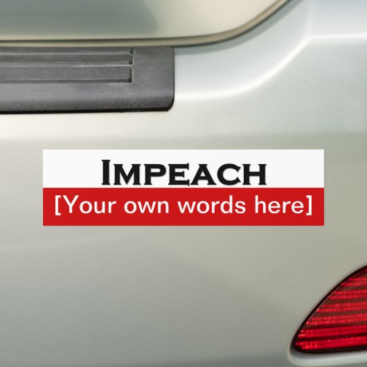 Impeach-Template Autoaufkleber (Auf Auto)