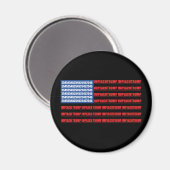 Impeach Trump 2545 American Flag Impeachment Magnet (Vorderseite/Rückseite)