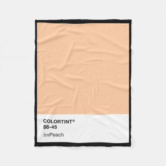Impeach Trump 45 - Farbpalette Fleecedecke (Vorderseite)