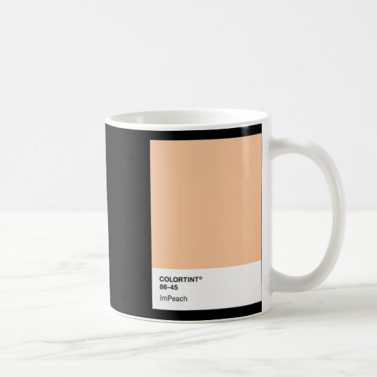 Impeach Trump 45 - Farbpalette Kaffeetasse (Rechts)