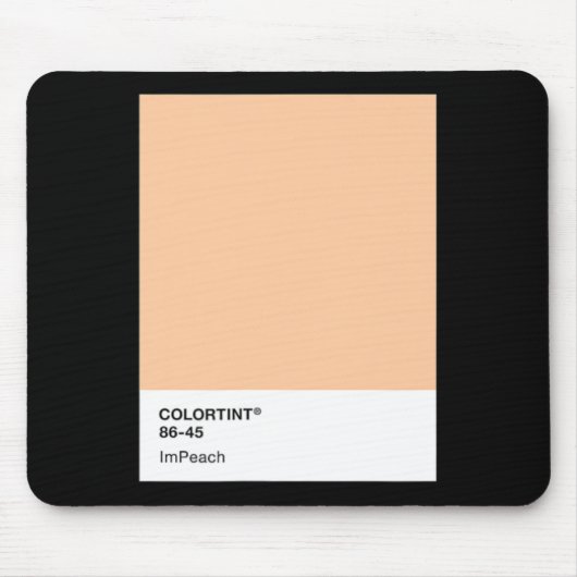Impeach Trump 45 - Farbpalette Mousepad (Vorne)