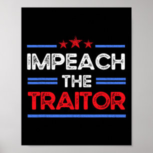 Impeach Trump, 8647 Anti Trump, Schütze die Demokr Poster