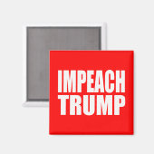 Impeach Trump Magnet (Vorderseite/Rückseite)