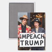 Impeach Trump Magnet (Vorderseite/Rückseite)