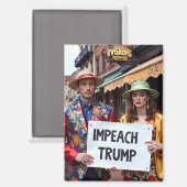 Impeach Trump Magnet (Vorderseite/Rückseite)