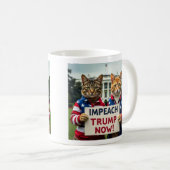 Impeach Trump Now Cat Kaffeetasse (VorderseiteRechts)