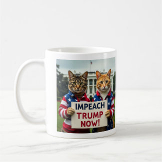 Impeach Trump Now Cat Kaffeetasse