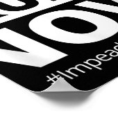 Impeach Trump Now Funny Trendy Poster (Ecke)
