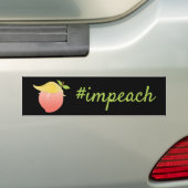 Impeach Trump Peach Autoaufkleber (Auf Auto)