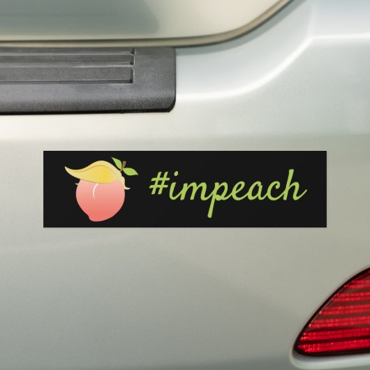 Impeach Trump Peach Autoaufkleber (Auf Auto)