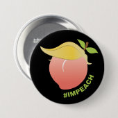 Impeach Trump Peach Button (Vorne & Hinten)
