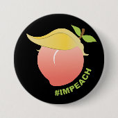 Impeach Trump Peach Button (Vorderseite)