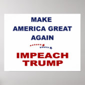Impeach Trump Poster (Vorne)