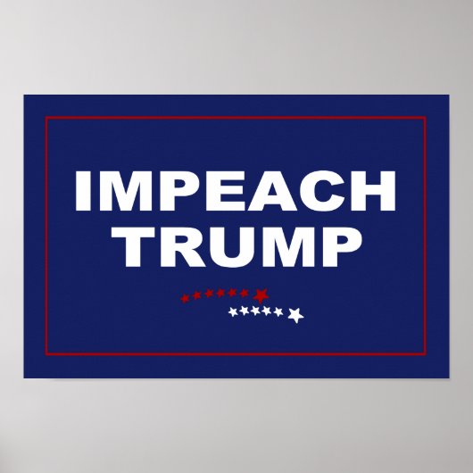 Impeach Trump Poster (Vorne)