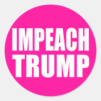 "IMPEACH TRUMP" RUNDER AUFKLEBER
