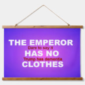 IMPEACH WANDTEPPICH MIT HOLZRAHMEN (Vorne)