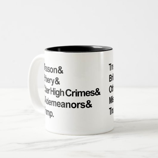 Impeaching Coffee Tasse (Vorderseite Links)