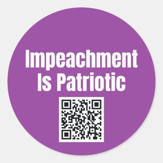 Impeachment is Patriotic Sticker Sheet (Vorderseite)