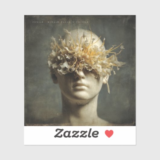 Impending Beauty — Gothic Fine Art Aufkleber (Blatt)