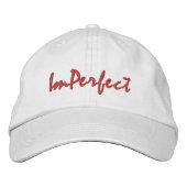 ImPerfect Cap Bestickte Baseballkappe (Vorderseite)