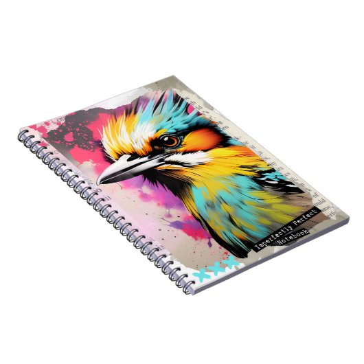 Imperfect notebook - Collage Bird Notizblock (Rechte Seite)