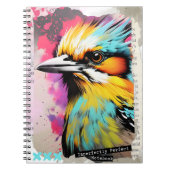Imperfect notebook - Collage Bird Notizblock (Vorderseite)