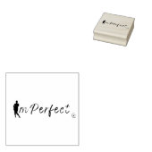 ImPerfect Wood Art Briefmarke Gummistempel (Stempel)