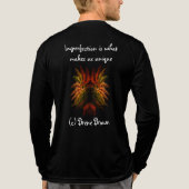 Imperfection is what makes us unique  Tri-Blend shirt (Rückseite)