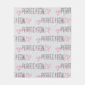 Imperfectionist Fleecedecke (Vorderseite)